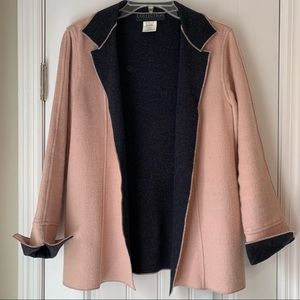 Harve Benard Wool Blend Open Blazer